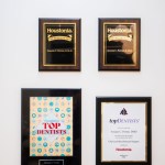  framed awards from Dr. Porras